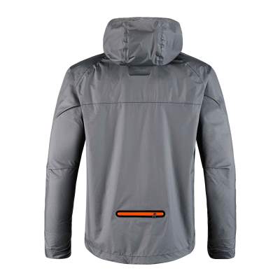 Geek Lighting Windbreaker GO grau/orange - Gr. S