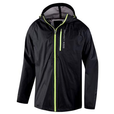 Geek Lighting Windbreaker BNG, schwarz / neon grün - Gr. M