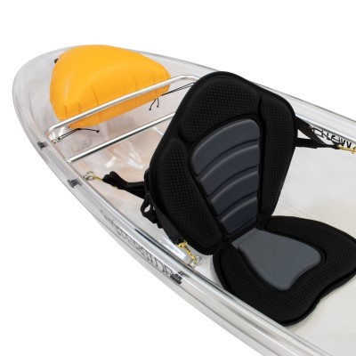 Waterside Kanu transparent, 2,45m inkl. deluxe seat, 220cm paddle, 2 x safety ball