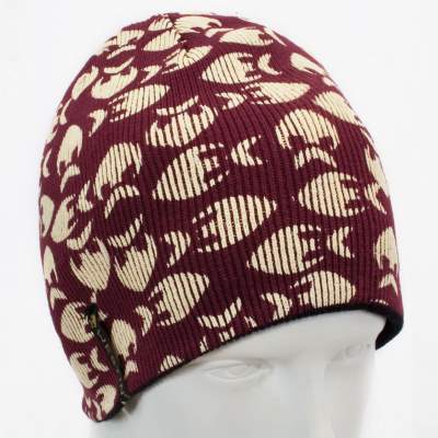 Westin Reversible Beanie Wintermütze Black/Oxblood