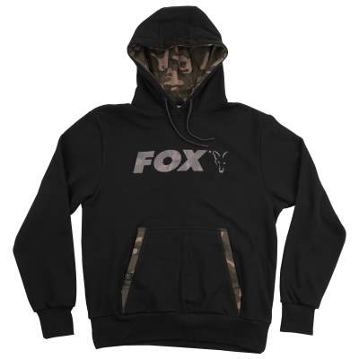 Fox Black/Camo Print Hoody Gr. M - schwarz