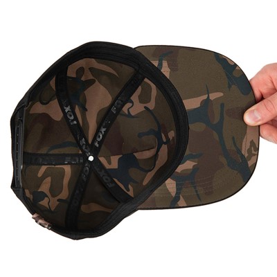 Fox Camo Flat-Peak Snapback Hat,