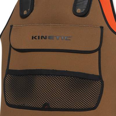 Kinetic Godspeed G2 Neopren Wathose mit Filzsohle 46-47 braun - Gr.46/47