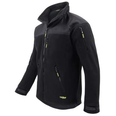 Legendfossil Fleecejacke Visby black grey, Gr. M