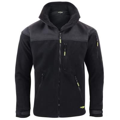 Legendfossil Fleecejacke Visby black grey, Gr. L