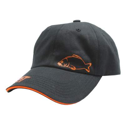 BAT-Tackle Base Cap BAT Black-Orange, Schwarz - Orange