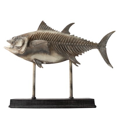 Polyresin Fish Deco Tuna, 43cm x 12cm x 32cm