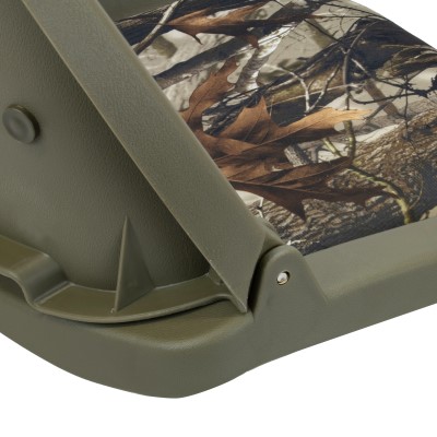 Waterside Captain Deluxe Allwetter Bootssitz mit Polster(Boat Seat) Realtree/camou