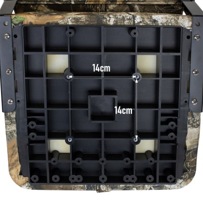Waterside Luxus High Back Bootssitz Next Camo charcoal - camo