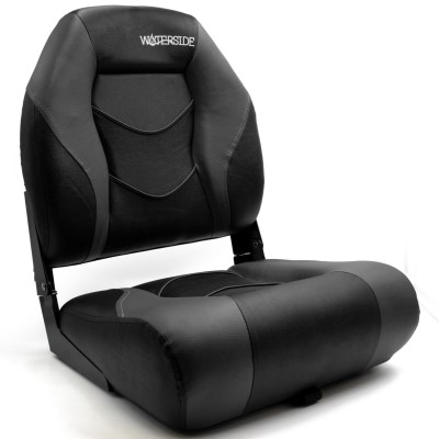 Waterside Luxus Low Back Bootssitz - Palmer - Dark Series black/grey