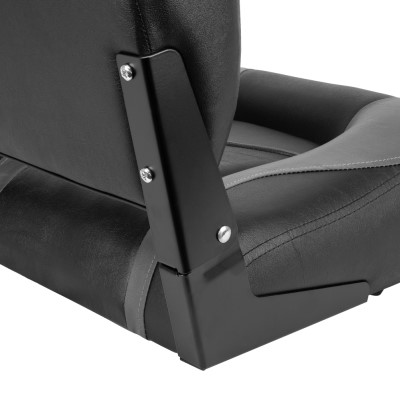 Waterside Luxus Low Back Bootssitz - Palmer - Dark Series black/grey