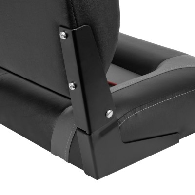 Waterside Luxus Low Back Bootssitz - Robson - Dark Series black grey
