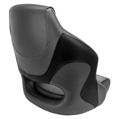 Waterside Captain´s Bootssitz Deluxe - Dark Series Bootsstuhl, Steuerstuhl, Flip-Up