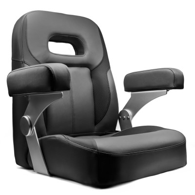 Waterside Reclining Captain mit Armlehnen - Bootssitz 27.95H x 28.15W(including armrests) x 18.11D