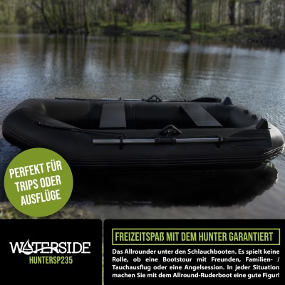 Waterside Schlauchboot Hunter-SP 235 inkl. E-Motor & Halterung