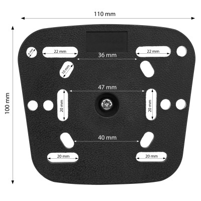 Waterside Belly Boat Echolot Montageplatte