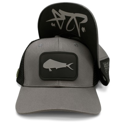 Dein Lieblingsangler DLA Trucker Cap grau - Mahi Mahi - Gr.uni