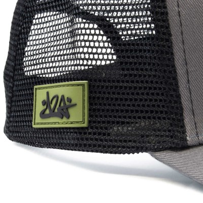 Dein Lieblingsangler DLA Trucker Cap grau - Mahi Mahi - Gr.uni