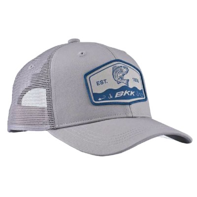 BKK Striped Bass Trucker Hat, grey