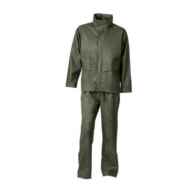 Elka  Dry Zone Jacke und Bundhose Regenanzug, oliv - Gr. XL