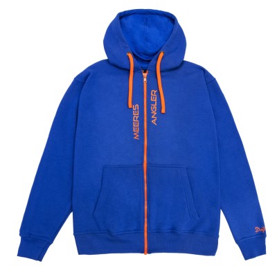 Team Deep Sea Hoodie mit Zipper Meeresangler + Cap, Gr. M