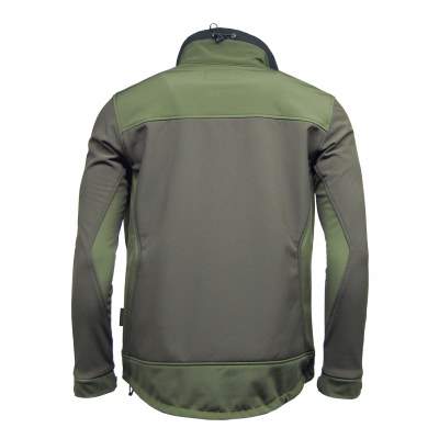 Game Jacke HB210 Viper Softshell Waterproof Gr. L - grau/grün