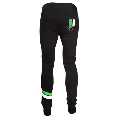 Hotspot Design Jogginghose HSD Green Stripes Gr. XL black - Gr.XL - 1Stück