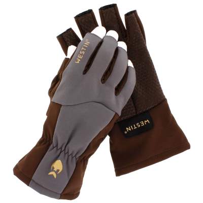 Westin W4 QuickGrip Half-Finger Glove Chestnut/Grey Handschuhe Gr. XL
