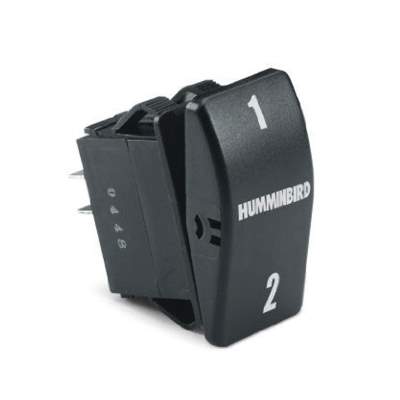 Humminbird Umschalter zwischen 2 Gebern und einem Echolot TS3