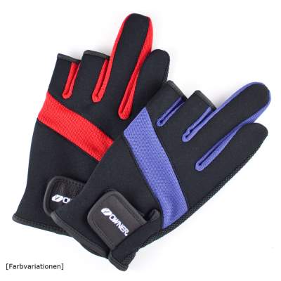 Owner Mesh Glove 3 finger cut M, - mixed color - Gr.medium