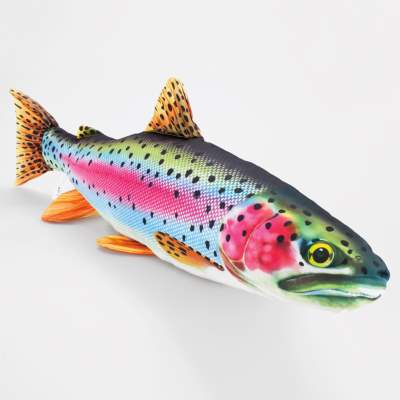 GABY DER HECHT Stofftier 80cm Kuscheltier Fisch aus Polyester Kissen Plüschtier 