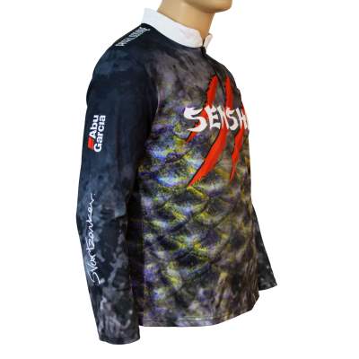 Senshu Tournament Jersey (Westin, Berkley, Penn, Abu Garcia, Svartzonker uvm.) Angel Trikot grau - Gr. 2XL