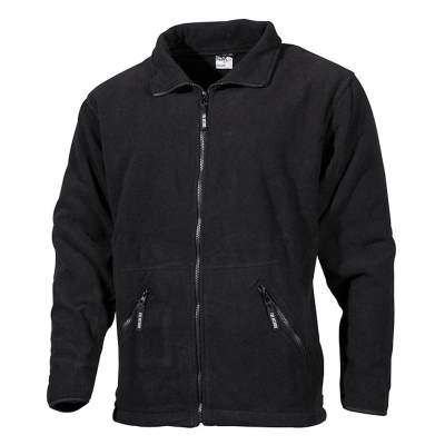 MFH Fleecejacke Arber schwarz Gr. M olivgrün - Gr.M
