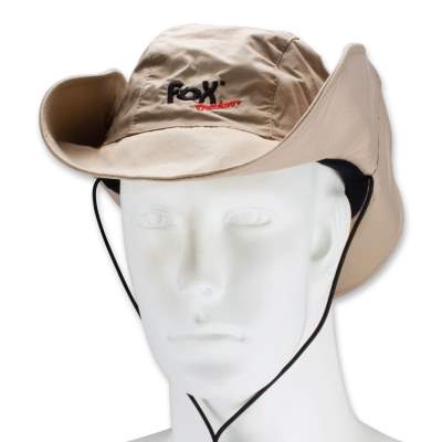 MFH Microfaser Jungle Hut mit Kinnband khaki - Gr.variabel