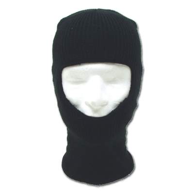 Angel Domäne Balaclava Face Bankräubermütze, 1 Loch schwarz - Gr.uni