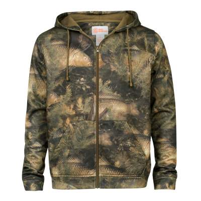 Fishouflage Carp Thermal Hooded Fleece Jacket Gr, XXXL,