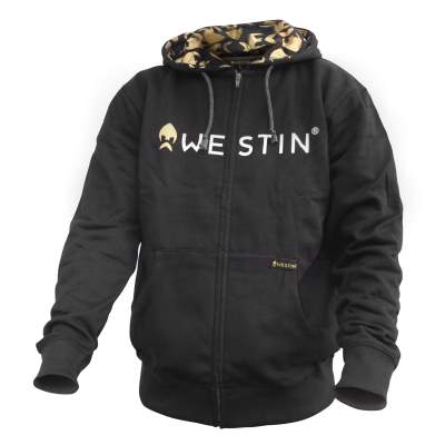 Westin Logo Zip Hoody Kapuzen Pullover Gr. M, schwarz - Gr.M