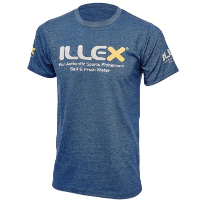 Illex T-Shirt Kurzarm - Angelshirt Marineblau - L
