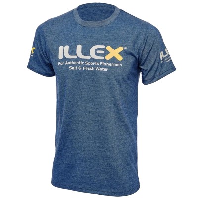 Illex T-Shirt Kurzarm Angelshirt Marineblau - L