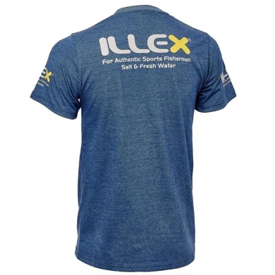 Illex T-Shirt Kurzarm Angelshirt Marineblau - L