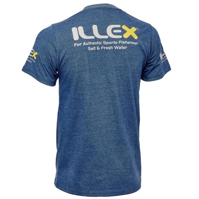 Illex T-Shirt Kurzarm - Angelshirt Marineblau - L