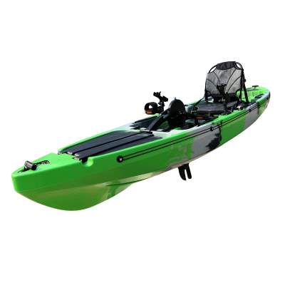 Waterside Pedal Kajak Catch 3.65 Forrest Camou inkl. Sitz und Paddel,