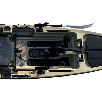 Waterside Pedal Kajak Catch 3.65 Desert Sand inkl. Sitz und Paddel - Pedalkajak
