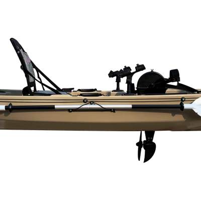 Waterside Pedal Kajak Catch 3.65 Desert Sand inkl. Sitz und Paddel,