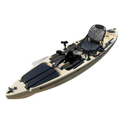 Waterside Pedal Kajak Catch 3.65 Desert Sand inkl. Sitz und Paddel - Pedalkajak