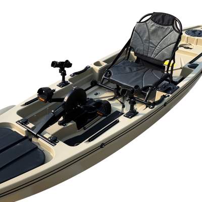 Waterside Pedal Kajak Catch 3.65 Desert Sand inkl. Sitz und Paddel - Pedalkajak
