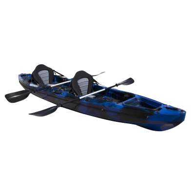 Waterside Mjøsa Tandem Kajak 4.0 Basic Ocean Blue inkl. Sitze und Paddel - Zweierkajak