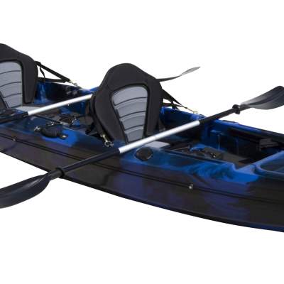 Waterside Mjøsa Tandem Kajak 4.0 Basic Ocean Blue inkl. Sitze und Paddel - Zweierkajak