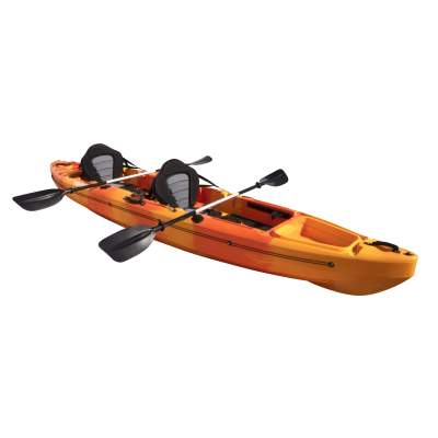 Waterside Mjøsa Tandem Kajak 4.0 Basic Sunrise Flake inkl. Sitze und Paddel,