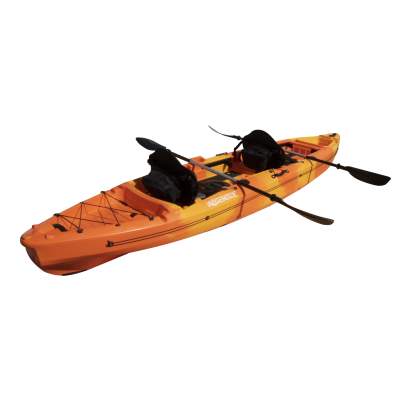 Waterside Mjøsa Tandem Kajak 4.0 Basic Sunrise Flake inkl. Sitze und Paddel,